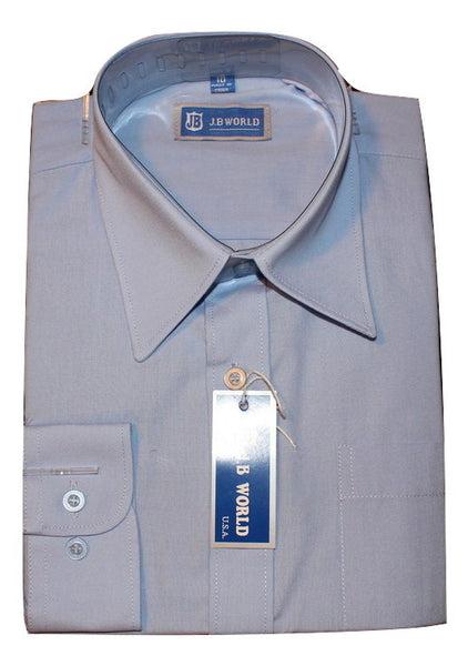 Boys' Light Blue Formal Dress Shirt - Oasislync